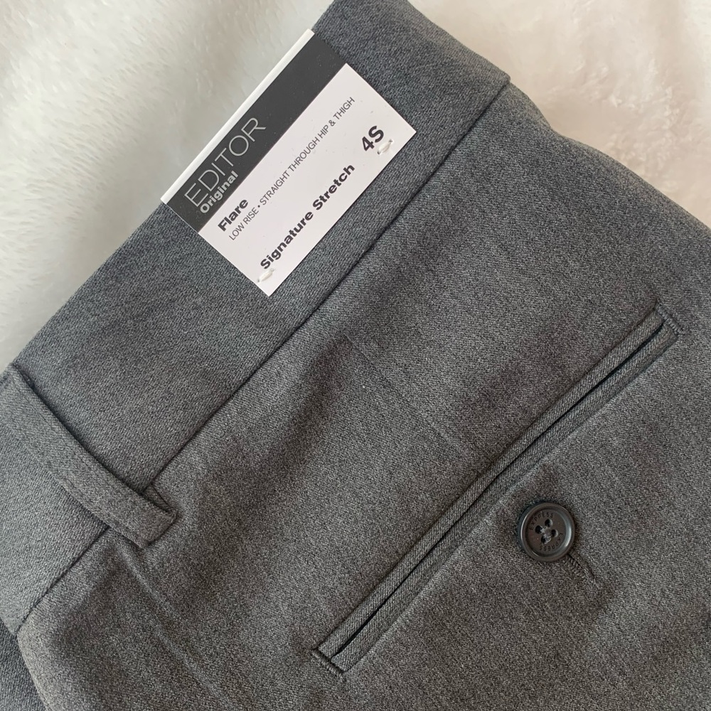 Express Low Rise Signature Stretch Work Pants